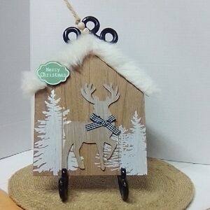 🌻5/$10 Wooden Reindeer Christmas Decor
